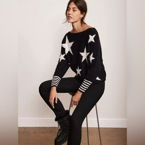 MINT VELVET Star Motif Jumper Alpaca Sweater Size M